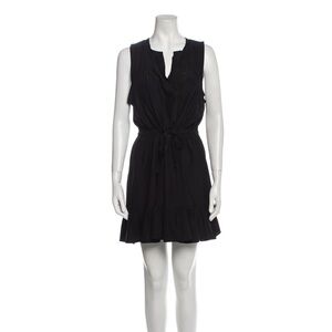 CINQ A SEPT Lannah Silk Sleeveless Mini Dress Small Black New With Tags